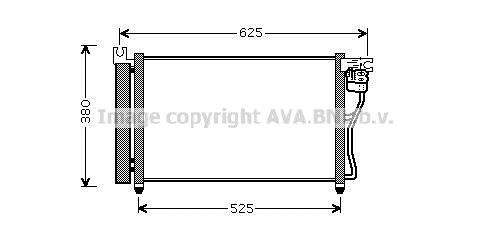 AVA QUALITY COOLING Lauhdutin, ilmastointilaite HY5164D